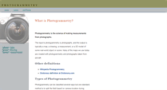 Desktop Screenshot of photogrammetry.com